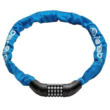 Imagem de Via Velo Cadeado de corrente de bicicleta, combinação reinicializável de 5 dígitos, trava de bicicleta resistente anti-roubo, travas de segurança de 2,95 pés para scooter, motocicleta, portão, cerca,