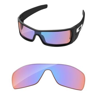 Imagem de PapaViva Lentes de substituição para óculos de sol Oakley Batwolf OO9101 Pro+ Orange Trail