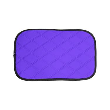 Imagem de FH Group FH1053PURPLEDM-AVC almofada de console central Neosupreme resistente à água capa protetora de caixa de assento preta para a maioria dos carros, SUVs e caminhões