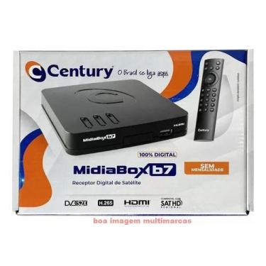 Imagem de Recepitor Digital Midia Box B7 Hdtv sem Conversor Integrado - Century