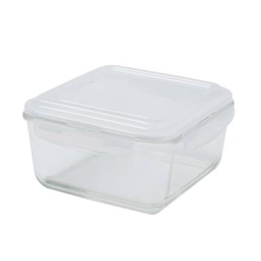 Imagem de Oikos - Pote de Vidro 2,2L Hermético com Trava Quadrado