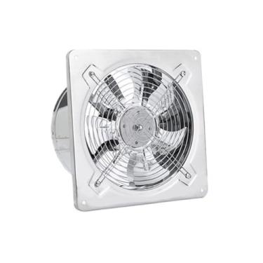 Imagem de LICONG-2020 Ventilador de cozinha exaustor de aço inoxidável exaustor exaustor doméstico janela forte exaustor de banheiro ventilador exaustor (20 cm)