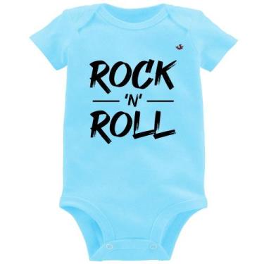 Imagem de Body Bebê Rock n Roll - Foca na Moda, Azul bebê, P