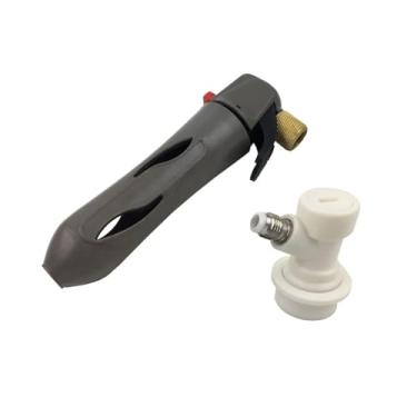 Imagem de Fabricação caseira de cerveja Portable Co2 Charger Injector Ball Lock Gas Disconnect Fitting HomeBrew Beer Kegs Draft Beer Dispenser for Party Acessórios para vinho(Gas Ball lock)