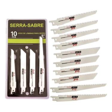 Imagem de Lâmina Serra Sabre 6-8 Polegadas Metal E Madeira C/10 Peças - IDEA+PRO