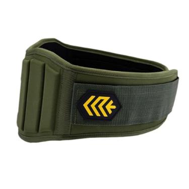 Imagem de UGPLM Cinturão de levantamento de peso, cinto da cintura para homens mulheres, cinto de elevação de energia, suporte lombar ajustável para o treino de, M