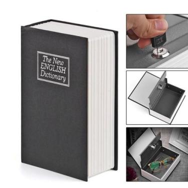 Imagem de Cofre de metal camuflado livro porta joias e dinheiro rw 802 a 1,3 lit
