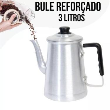 Imagem de Bule hotel 3 litros industrial fortaleza aluminio reforcado