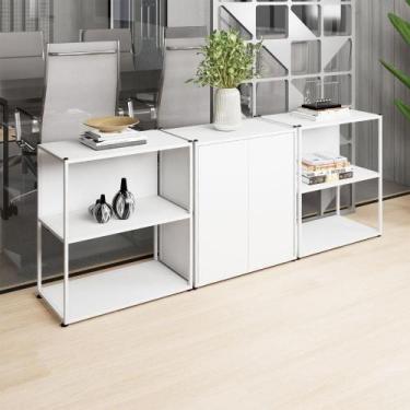 Imagem de Armário para Escritório e 2 Estantes Industriais F5 Office - F5 Office