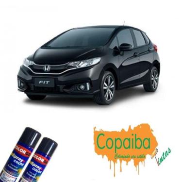 Imagem de Tinta Spray Automotiva (PRETO PEROLIZADO) NA COR DO SEU CARRO 300ml Fe