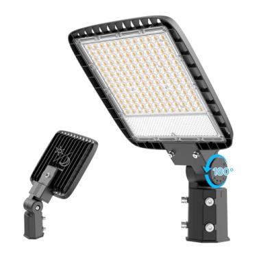 Imagem de lumenfox Luz De Estacionamento Led, Luz De Caixa De Sapatos Led De 200 W Com Fotocélula Do Anoitecer Ao Amanhecer, 28000 Lm, 5000 K, Luz Do Dia, Montagem Ajustável, Ip65 À Prova D'Água, Iluminação