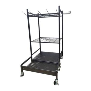 Imagem de Stgfyxgs Organizador de Ferramentas de Jardim Armazém em Casa Pesado -Duty -Duty Organization Yard Tool aço aço com Gancho para Limpeza de Ferramentas Portátil, com Rodas, Tamanho real