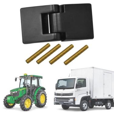 Imagem de Dobradiça Externa Dupla Porta Agrícola Baú Cabine Uso Geral - Universa