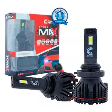 Imagem de Kit Lampada Ultra Led Power Max H16 Cinoy 10000 Lumens 6000k 12V Par