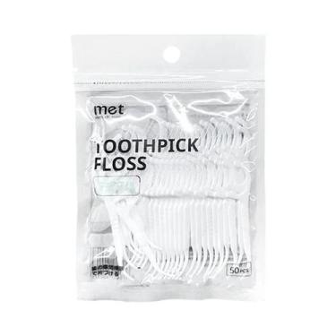 Imagem de Dispensador De Fio Dental Portátil Com 10 Peças De Palitos Descartávei