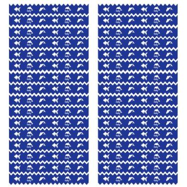 Imagem de 32 Metros Adesivos Faixas Peixes Borda Piscina - 14cm x 1m - Jhow Ades