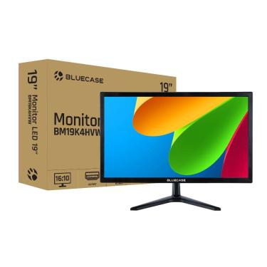 Imagem de Kit Com 5 Monitores Led 19" Bluecase Bm19k4hvw Preto - Caixa Parda