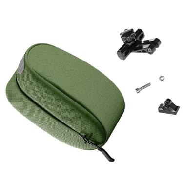 Imagem de menolana Bolsa de selim para bicicleta de estrada e montanha, bolsa para selim traseiro, versátil para bicicleta, para de bicicleta para esportes, viagens ao, Verde