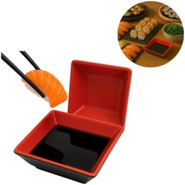 Imagem de Molheira em Melamina Restaurante Japones Molho Shoyu 50ml - Fx