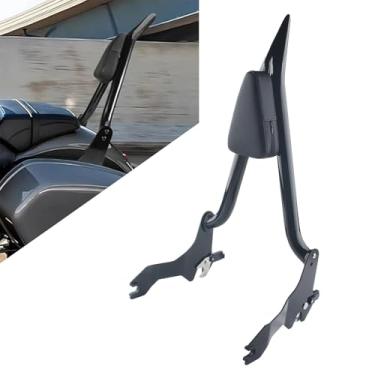 Imagem de FINMOKAL Encosto de passageiro destacável Sissy Bar compatível com Harley Low Rider S FXLRS ST FXLRST 2022-2024 FXLR El FXRST Sport Glide FLSB 2018-2021