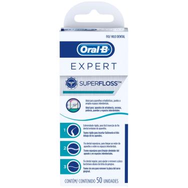 Imagem de Fio Dental Oral B Expert Super Floss 50 Unidades