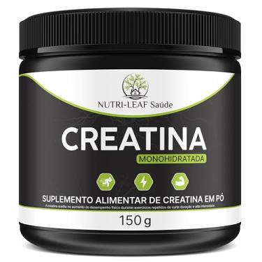 Imagem de Creatina Monohidratada 100% Pura em Pó – Força Resistência Massa Muscular Energia Recuperação Rápida Treino Intensivo – Micronizada Absorção Eficaz – Suplemento Nutrição Esportiva – NUTRI-LEAF Saúde