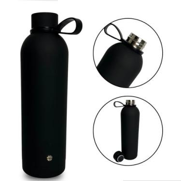 Imagem de Garrafa Térmica 750ml Aço Inoxidável Portátil Para Café Suco Água Idea