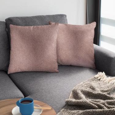 Imagem de Kit 2 Capas De Almofadas Moderna 43x43 Com Zíper Aconchegante - Tokyo 