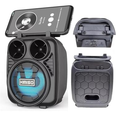 Imagem de Caixinha De Som Portátil Bluetooth Fm Mp3 Cartão Sd Pendrive (Azul)