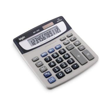 Imagem de Calculadora De Mesa 12 Dig. Visor Lcd Sol/Bat.G10 - ELGIN