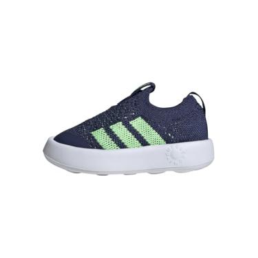 Imagem de adidas Sapatos infantis Bubblecomfortable, Azul escuro/Lime Burst/Branco, 22