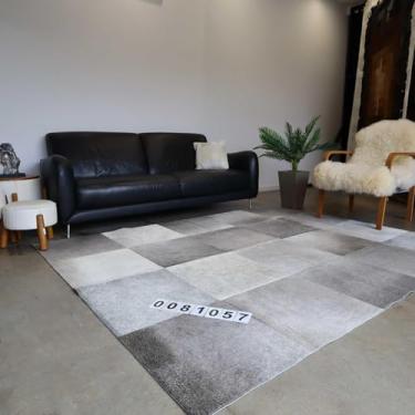 Imagem de Tapete de Couro Quadriculado Cinza 2,5x2m com placas de 50x50cm | 0081057