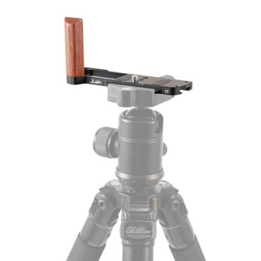 Imagem de Alça de madeira em forma de L Foto4easy para câmera Panasonic S9 com placa de base de liberação rápida para Arca Swiss
