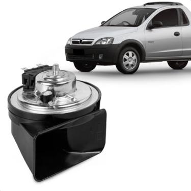 Imagem de Buzina Automotiva Fiamm Montana 2004 A 2010 Am80Sx H Conector Uscar Agudo 12V Caracol 2 Terminais