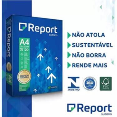 Imagem de Papel Sulfite Report A4 75g 500 Folhas