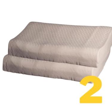 Imagem de Travesseiros Látex Natural Suporte Ortopédico para Coluna Cervical  LT