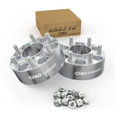 Imagem de Adaptadores de roda de 5 cm 6 x 132 a 6 x 120 (cubo a roda) Hubcentric - furo central 74,5 mm (Hub) a 66,9 mm (roda) compatível com Acadia Enclave Traverse 6x132 Hub para montar roda 6x120 (2 peças
