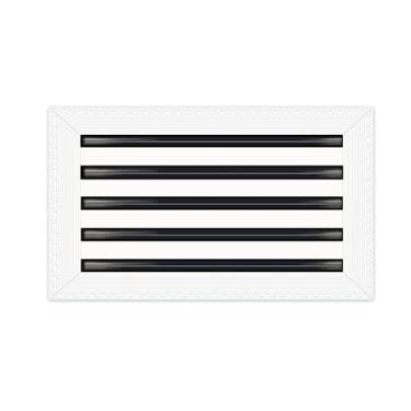 Imagem de BUILDMART - Tampa de ventilação de ar 18x10 MUD-in - Lama de drywall em saída de ar branca - Difusor de slot linear MUD - Grade de registro para teto e paredes - Texas Buildmart