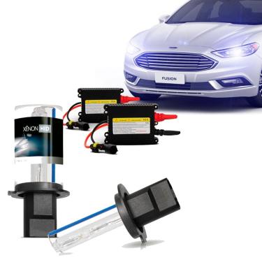 Imagem de Kit Xenon H7 Completo 8000K Branco azulado 35w Automotivo