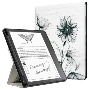 Imagem de Capa de suporte Cobak para Kindle Scribe 10,2" com porta-canetas de co