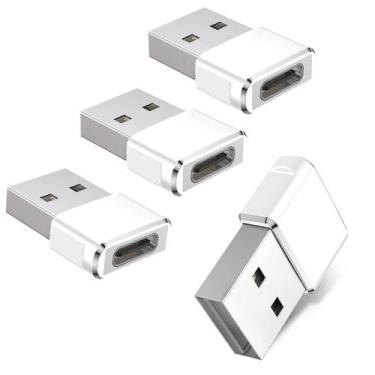 Imagem de Adaptador Basesailor USB para USB C Tipo C Feminino para USB A Macho