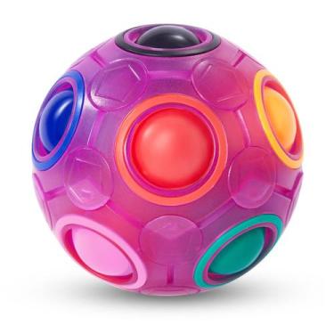 Imagem de Jogo Puzzle Ball Vdealen Magic Rainbow Fidget Toy Kids 3+