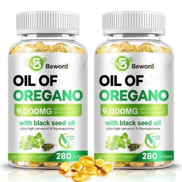 Imagem de Suplemento BEWORD Oil of Oregano 560 Softgel com óleo de semente preta