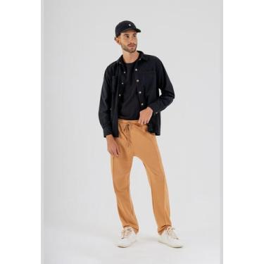 Imagem de Calça Masculina em Moletom The Philippines, Marrom, G