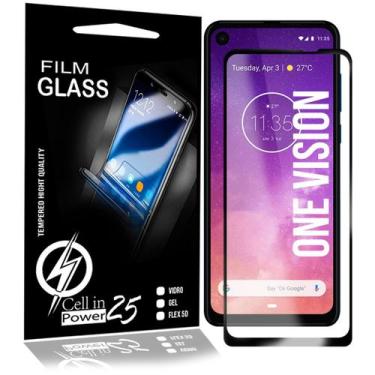 Imagem de Película De Vidro 3d Moto One Vision XT1970 6.3 Cobre 100 Toda Tela - 