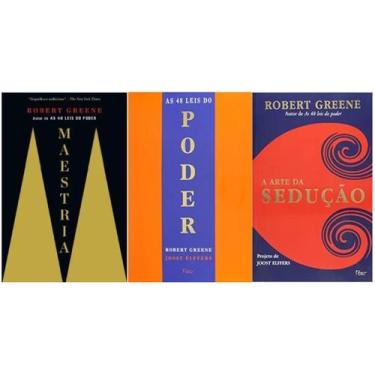Imagem de Kit 3 Livros Robert Greene Maestria Sedução 48 Leis Do Poder