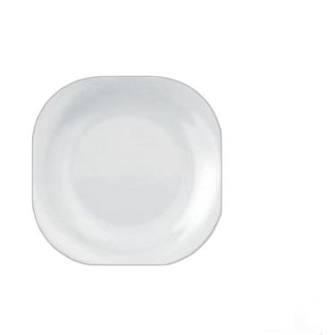 Imagem de Jogo De Prato Plaza 04 Pratos Sobremesa - Lanche - Branco