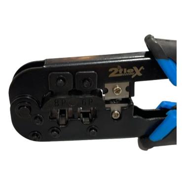Imagem de 2X Alicate De Crimpar Ht568R Para Rj11 Rj12 Rj45 Com Catraca