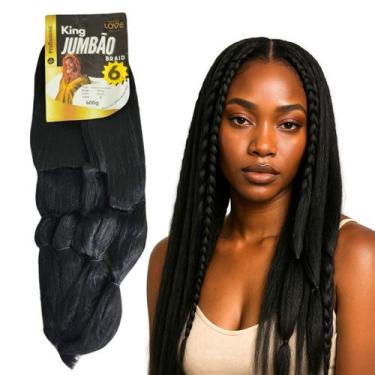 Imagem de Kit 2 Super King Jumbo Organico Alongamento Entrelace Mega Hair - Bree