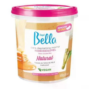 Imagem de Cera Depilatória Hidrossolúvel Natural Depil Bella 600G